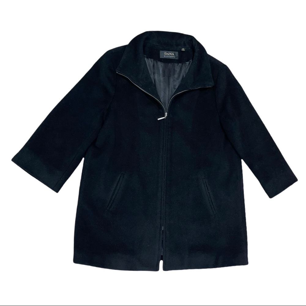 Dana Buchman Women’s Black Wool Blend Jacket Size 16